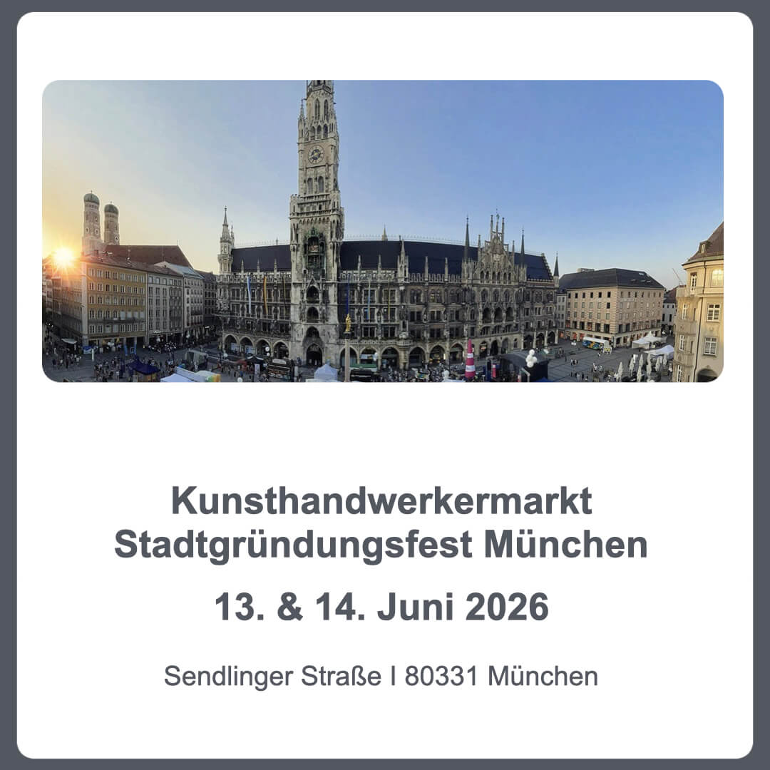 05-13.+14.06.2026 Stadtgründungsfest Kunsthandwerkermarkt