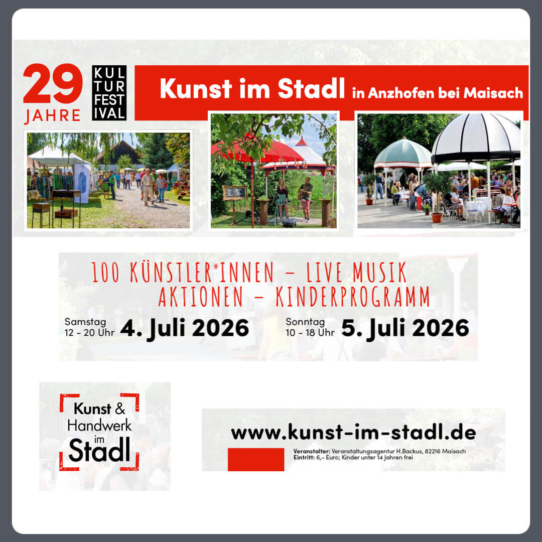 06-04.+05.07.2026 Kunst und Handwerk im Stadl